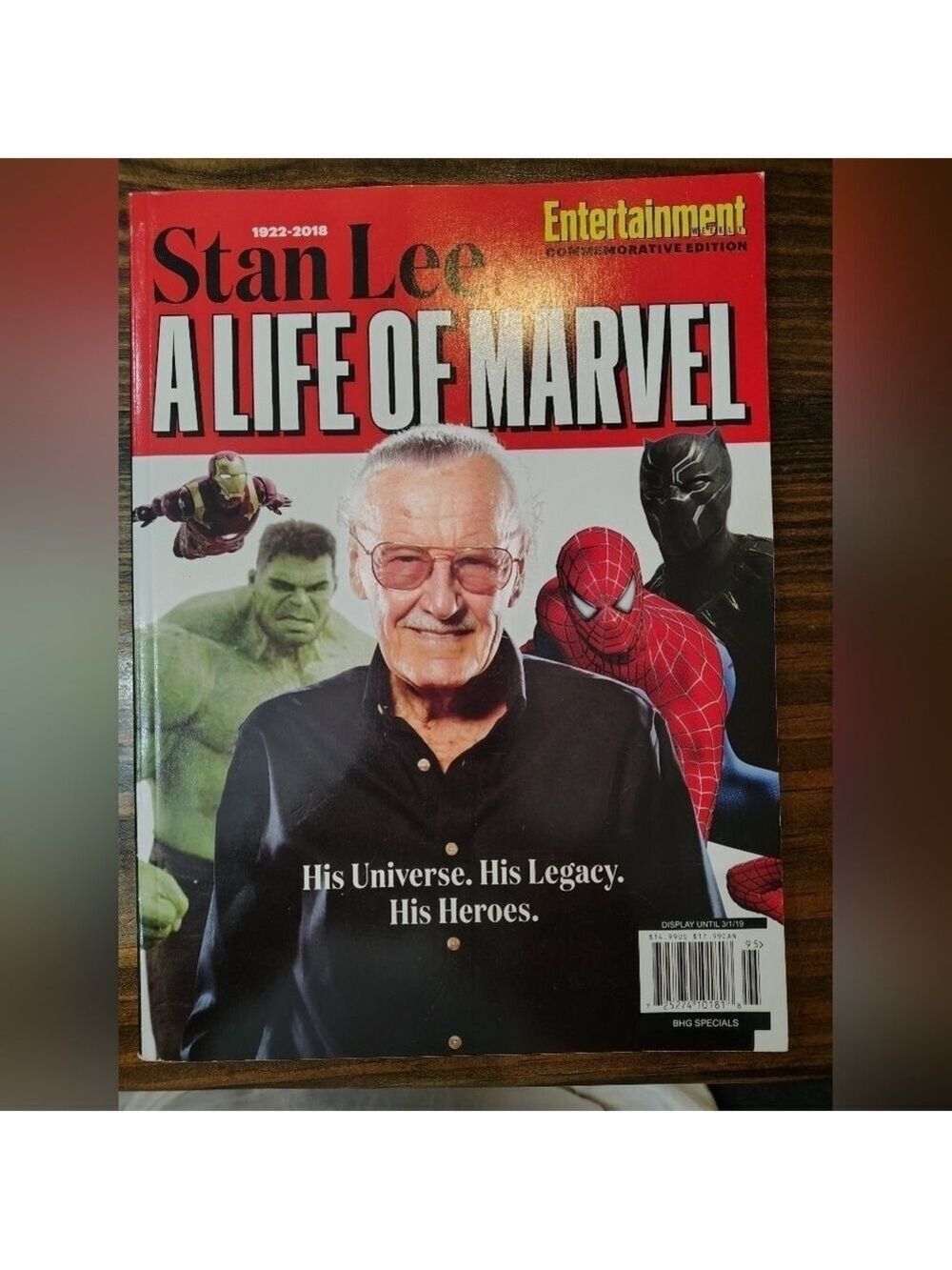 Stan Lee A Life of Marvel 1922-2018, Entertainment Weekly Commemorative Edition